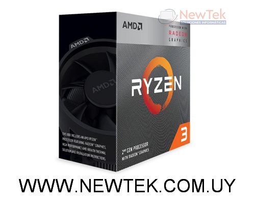 Procesador AMD Ryzen 3 3200G Hasta 4.0GHz 4 Núcleos Socket AM4 Radeon Vega 8